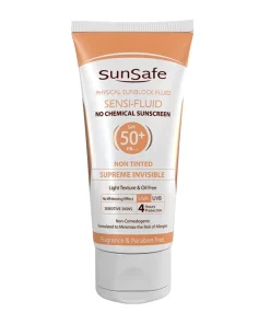 ضد آفتاب +SPF 50 پوست حساس سان سیف SENSI-FLUID