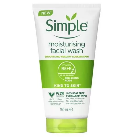 فیس واش سیمپل مدل Moisturising